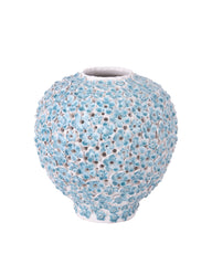 Daisy Blue Small Vase