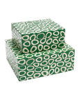 Ovoid Green Box Set of 2