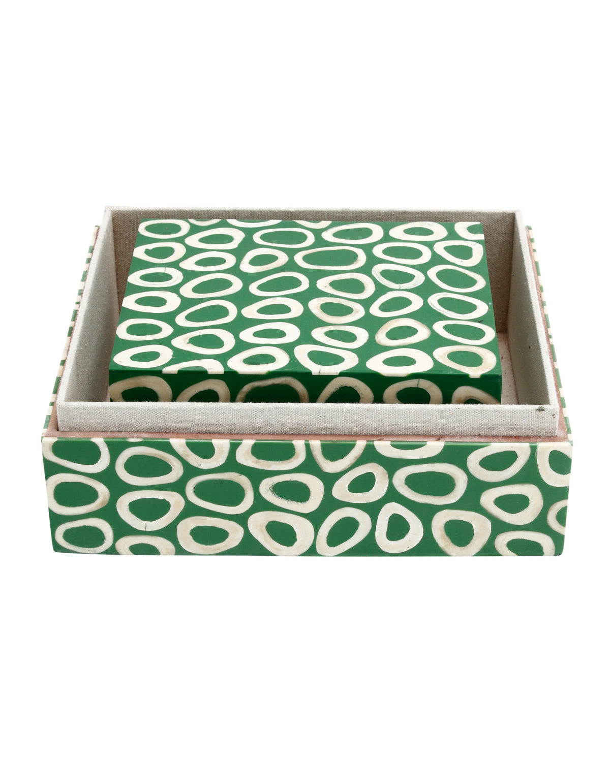Ovoid Green Box Set of 2