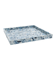 Chance Blue Square Tray