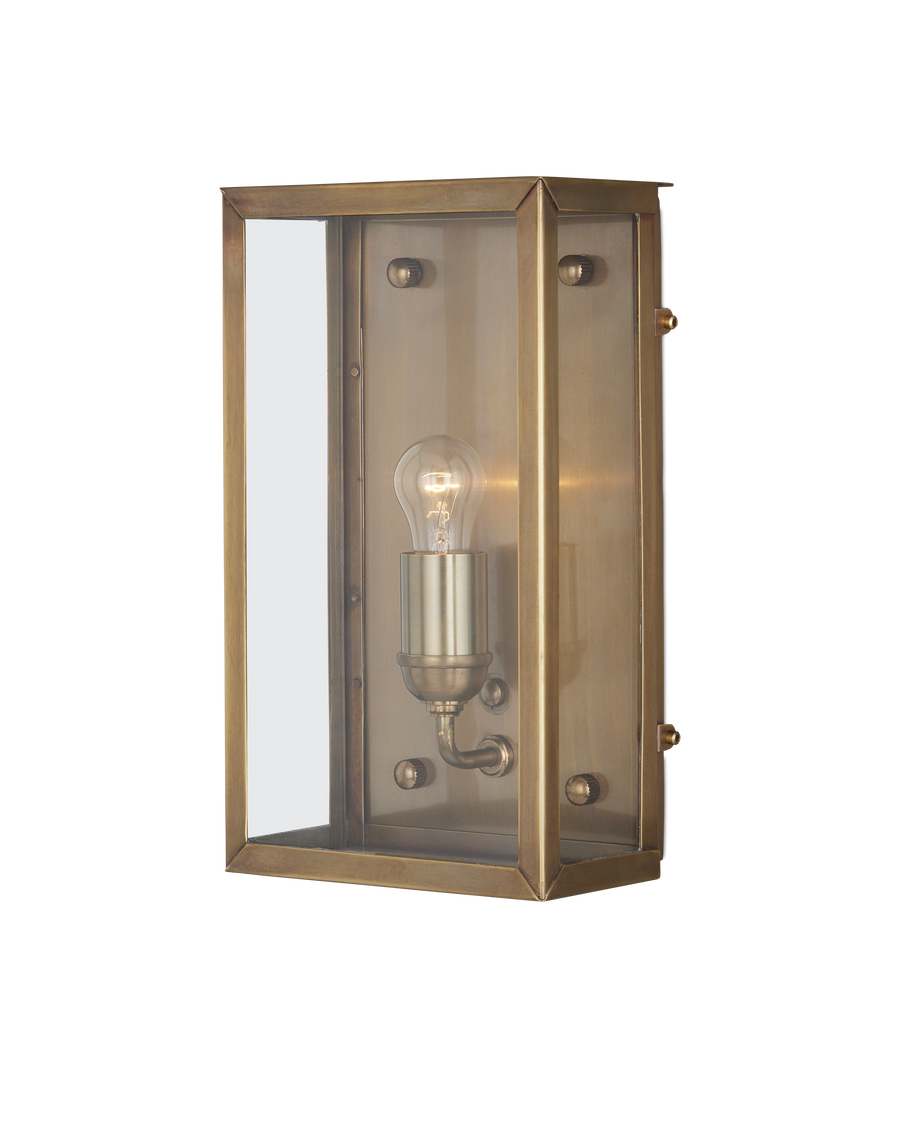 Royster Brass Outdoor Wall Sconce