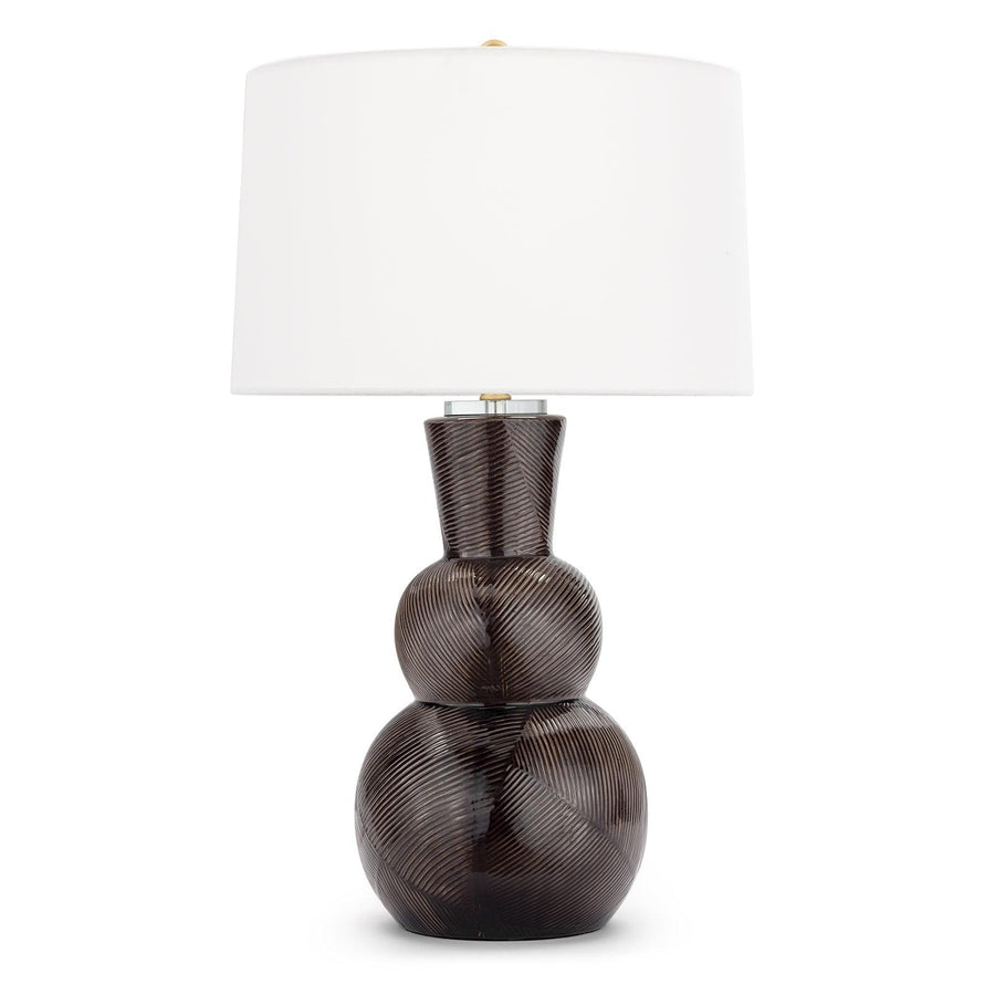 Hugo Ceramic Table Lamp (Black) - Maison Vogue