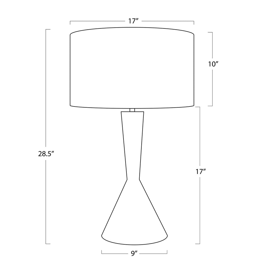 Denver Leather Table Lamp