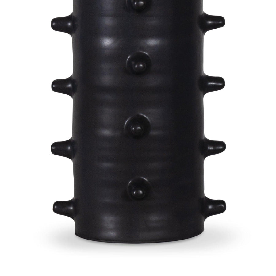 Spruce Ceramic Table Lamp (Black) - Maison Vogue