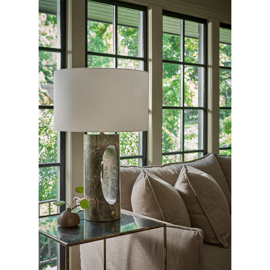 Portia Marble Table Lamp (Green)