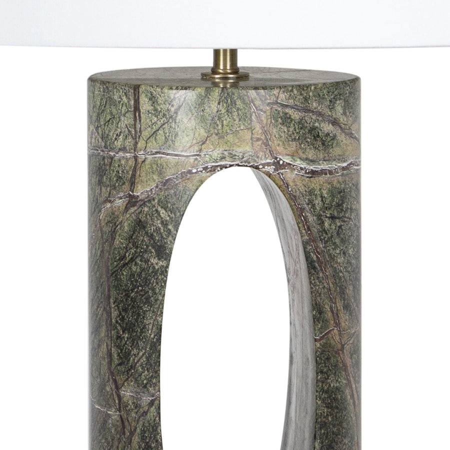Portia Marble Table Lamp (Green) - Maison Vogue