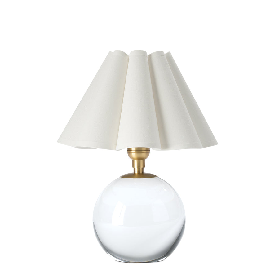 Giorgio Crystal Mini Lamp-White Shade