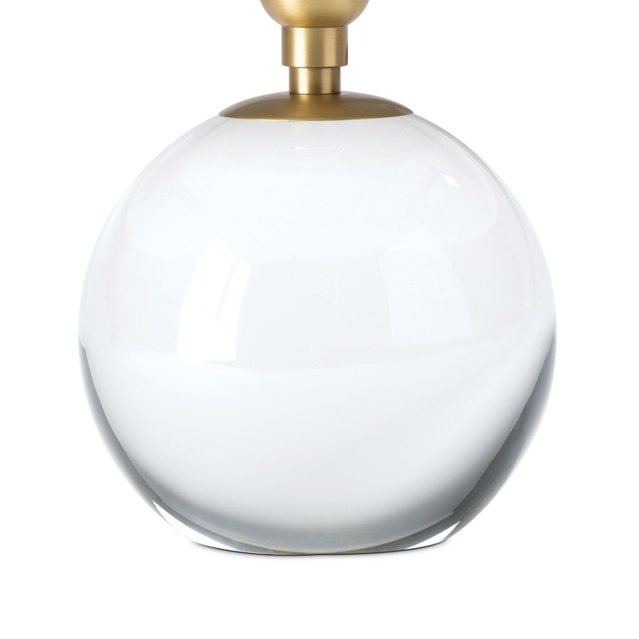 Giorgio Crystal Mini Lamp-White Shade