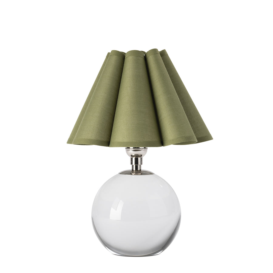 Giorgio Crystal Mini Lamp-Green Shade