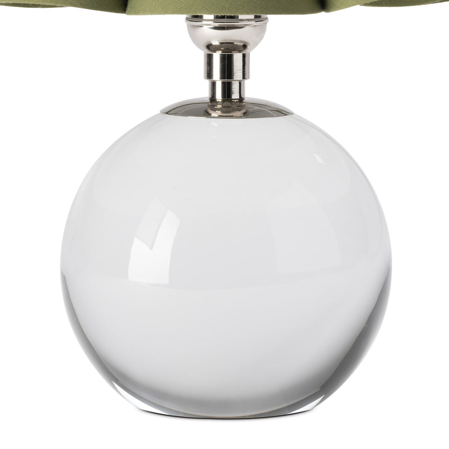 Giorgio Crystal Mini Lamp-Green Shade