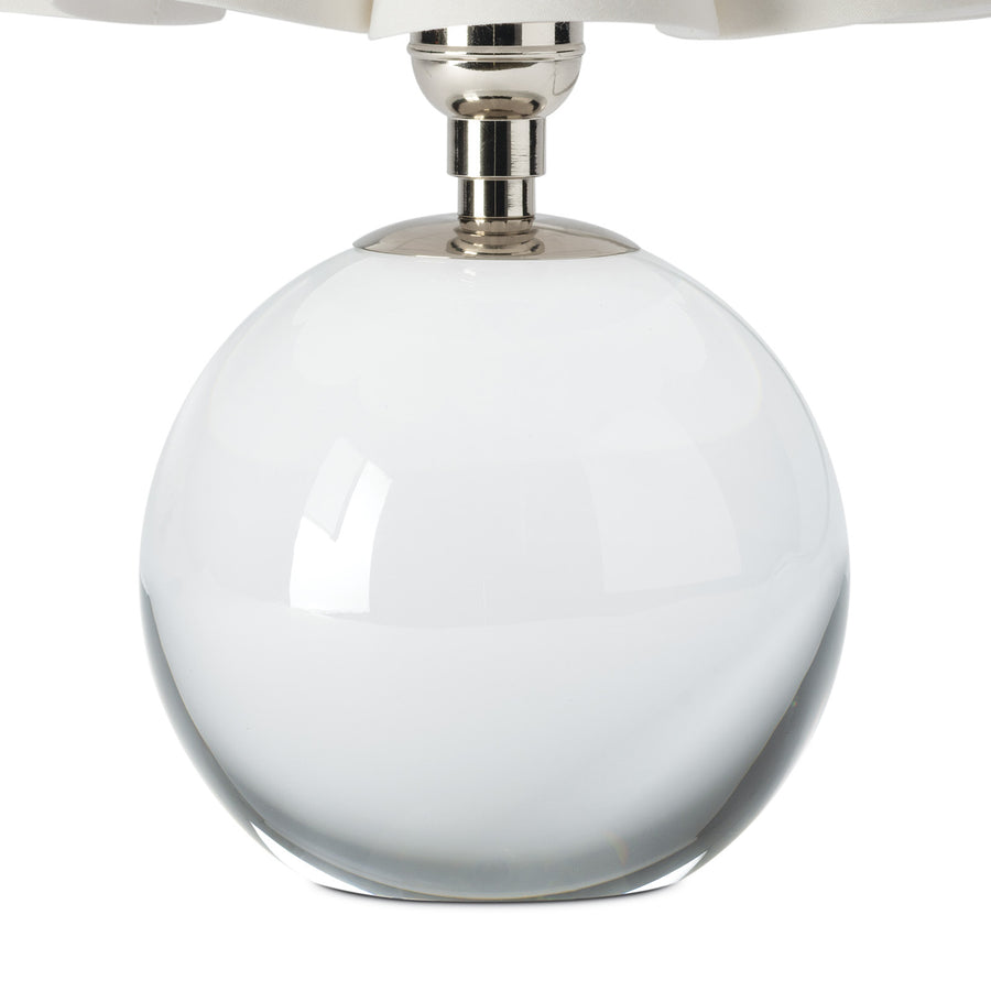 Giorgio Crystal Mini Lamp-White Shade