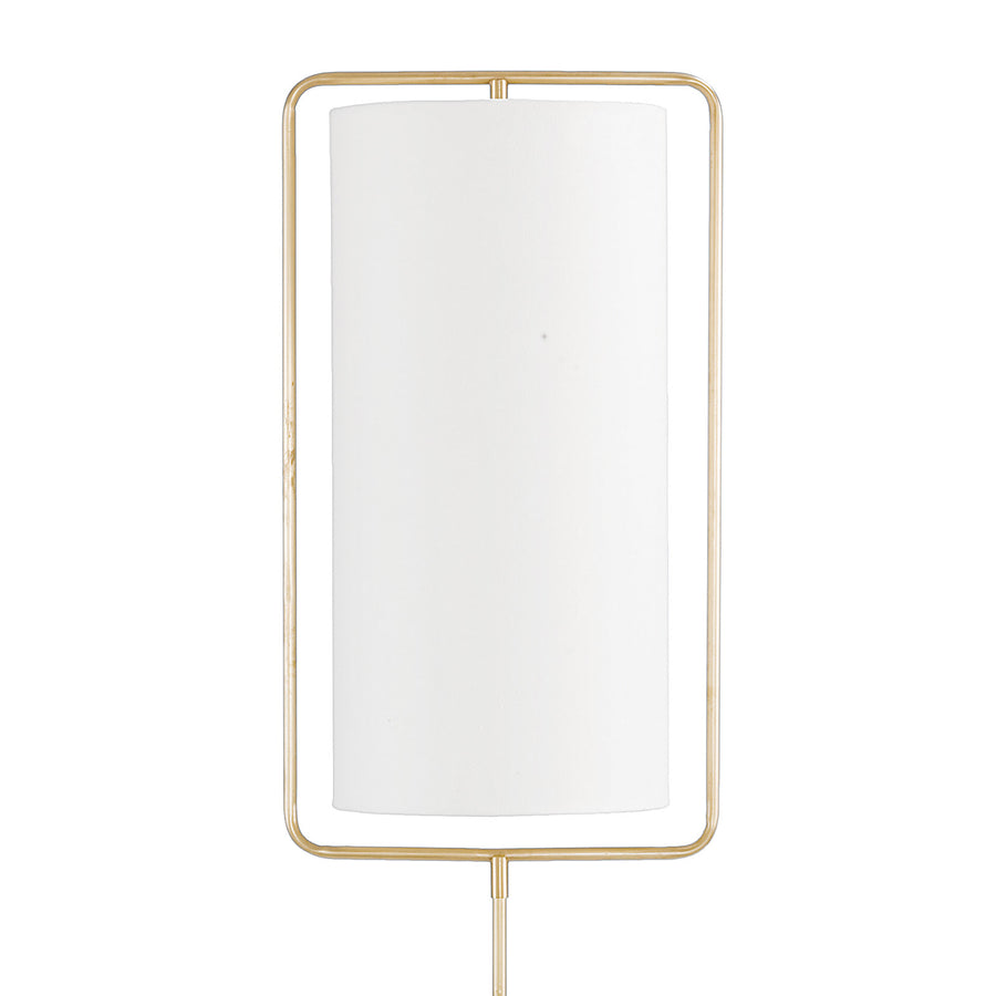 Geo Rectangle Floor Lamp (Natural Brass)