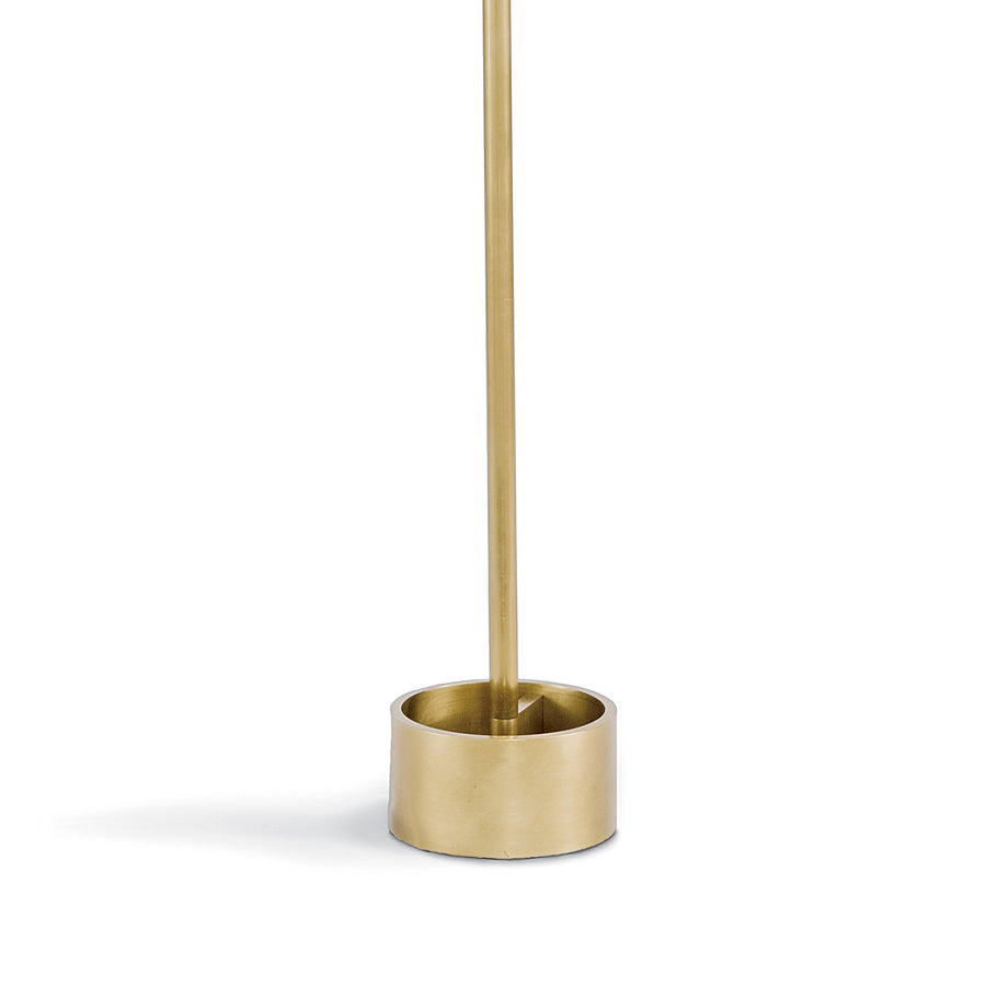 Geo Rectangle Floor Lamp (Natural Brass)