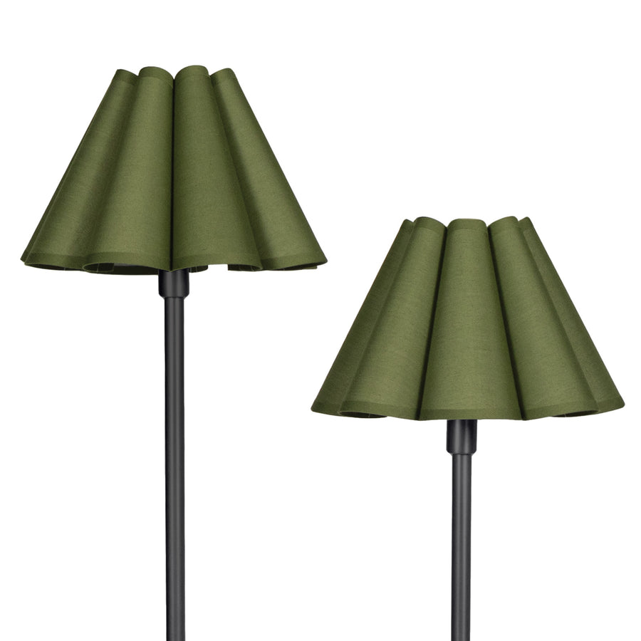 Polly Floor Lamp-Green Shade