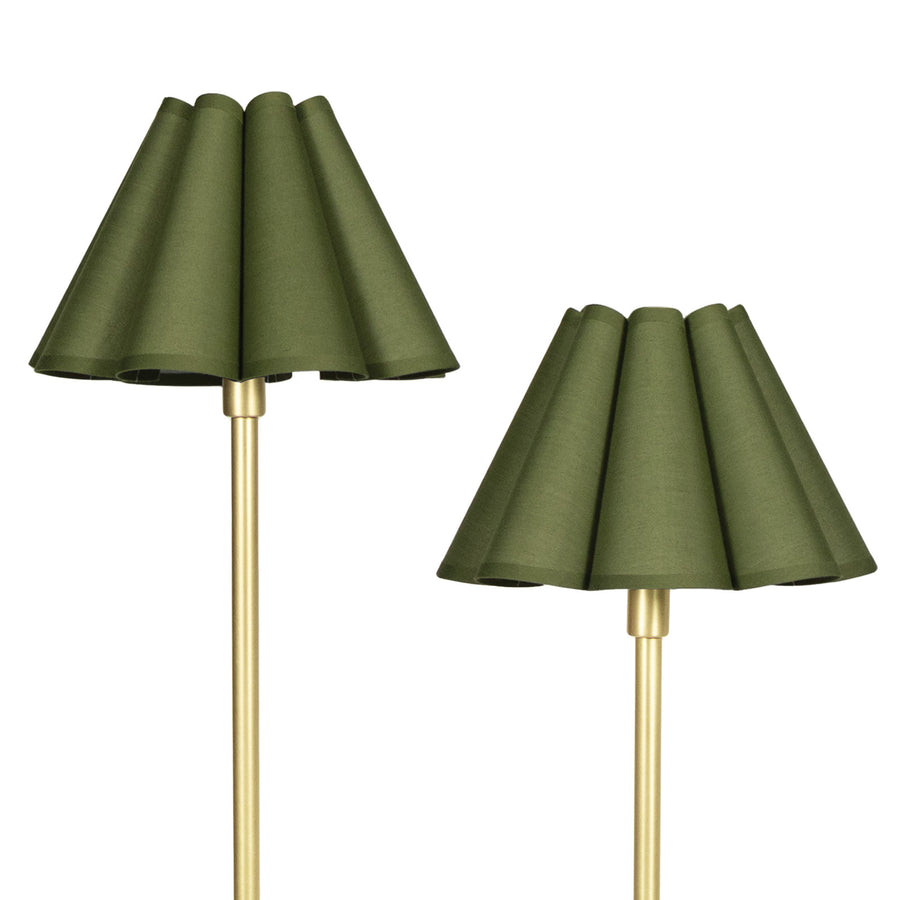 Polly Floor Lamp-Green Shade