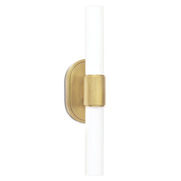 Dixon Sconce Double (Natural Brass)