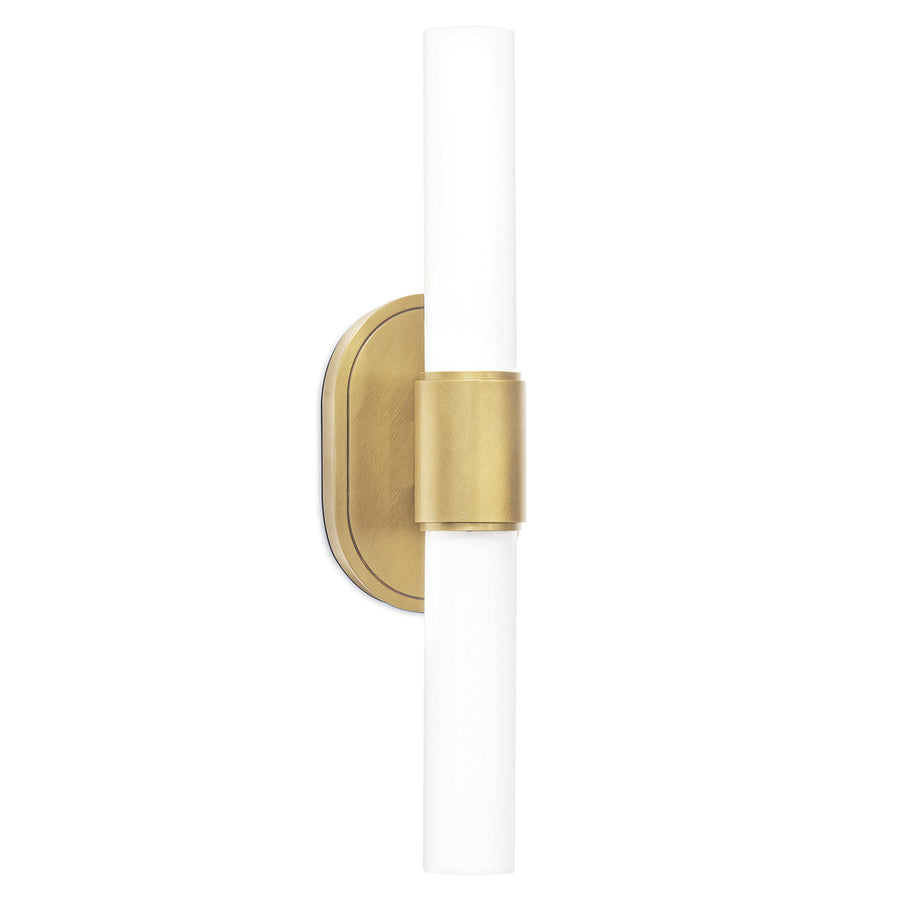 Dixon Sconce Double (Natural Brass)