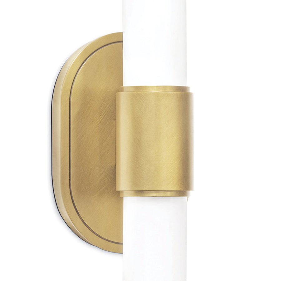 Dixon Sconce Double (Natural Brass)