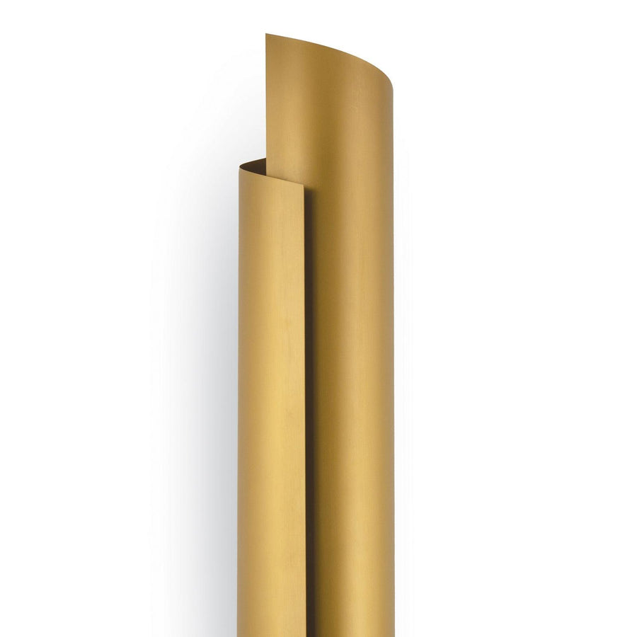 Flute Sconce I(Natural Brass) - Maison Vogue