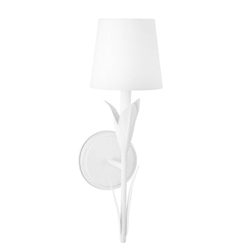River Reed Sconce Single (White) - Maison Vogue