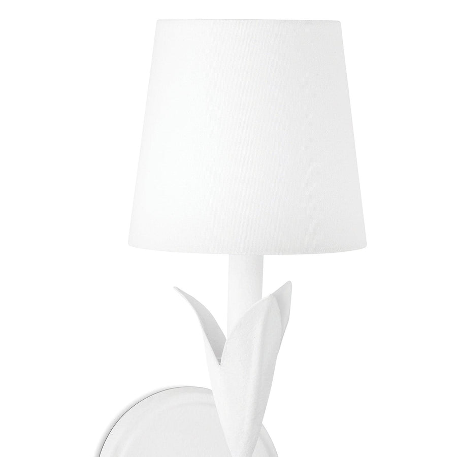 River Reed Sconce Single (White) - Maison Vogue
