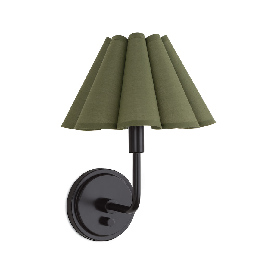 Polly Sconce Single-Green Shade