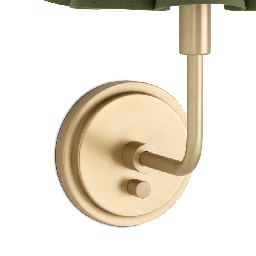 Polly Sconce Single-Green Shade