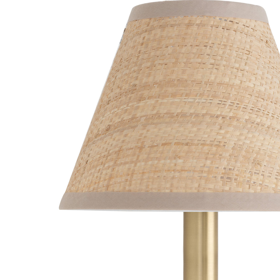 Polly Sconce Single-Rattan Shade