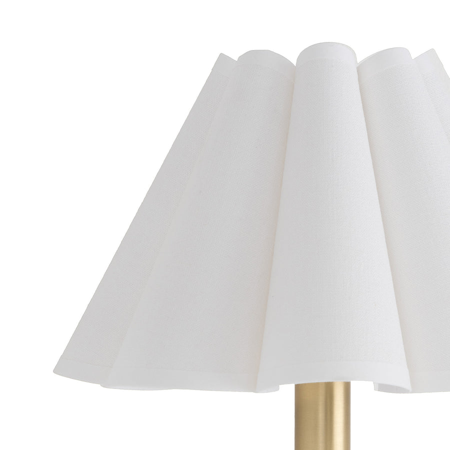 Polly Sconce Single-White Shade