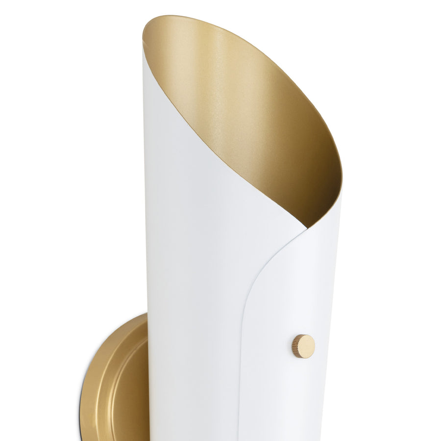 Vest Sconce-White