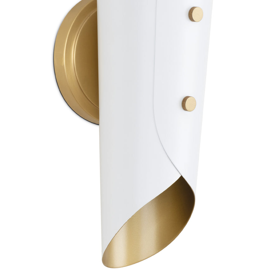 Vest Sconce-White