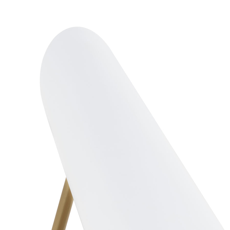 Vest Single Arm Sconce-White