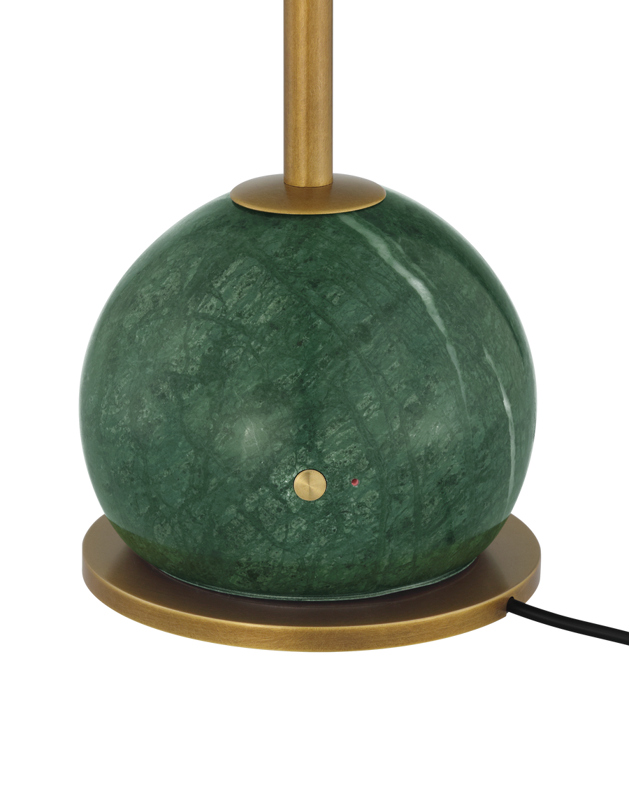 Journey Green & Brass Cordless Table Lamp