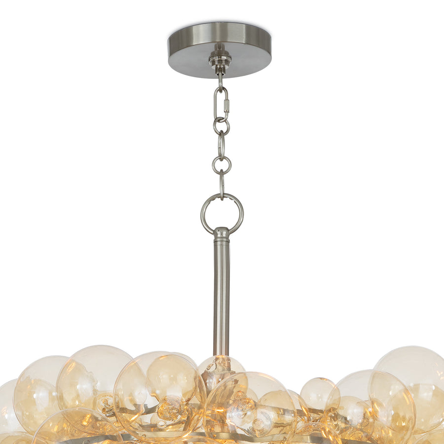 Bubbles Chandelier Amber