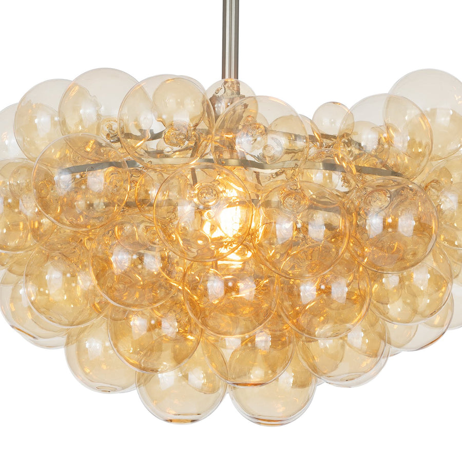 Bubbles Chandelier Amber