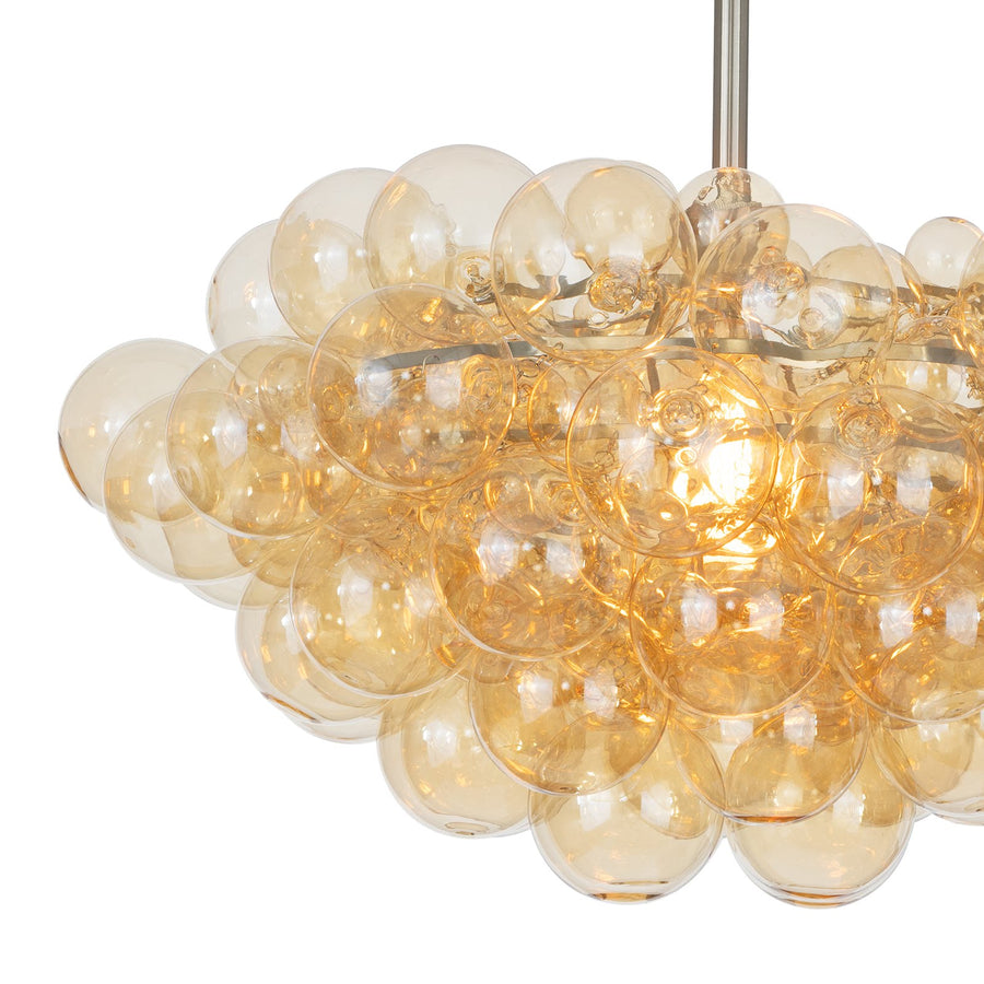 Bubbles Chandelier Amber