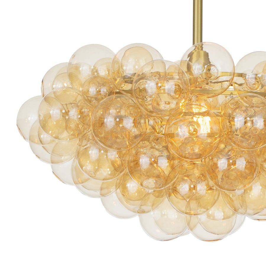 Bubbles Chandelier Amber