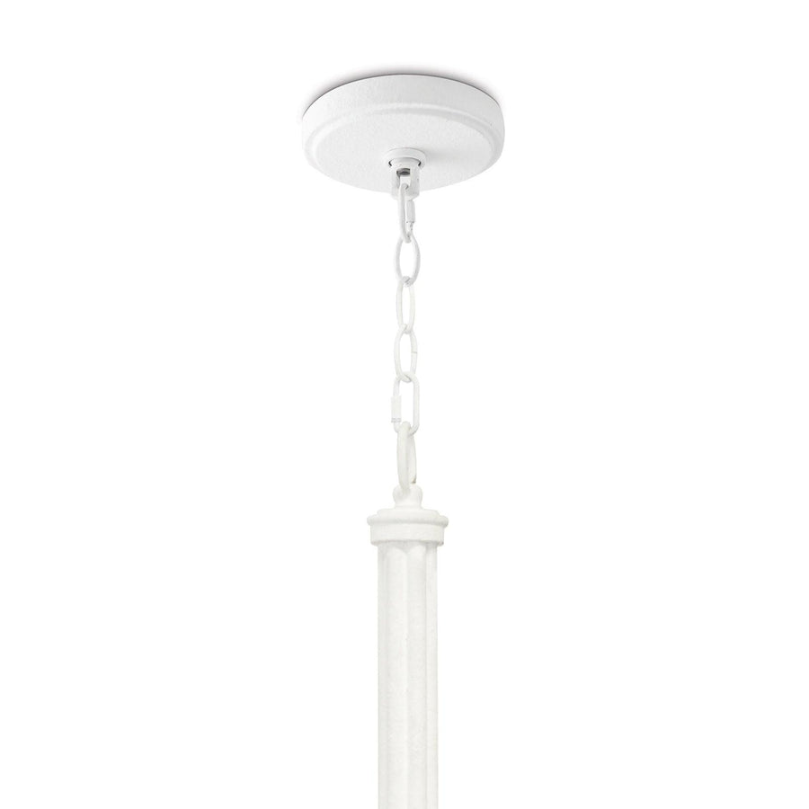 River Reed Chandelier (White) - Maison Vogue