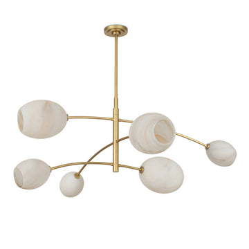 Artemis Chandelier- Natural Brass