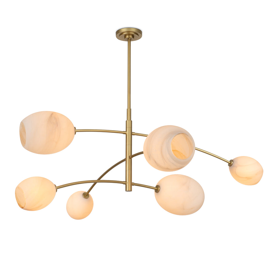 Artemis Chandelier- Natural Brass