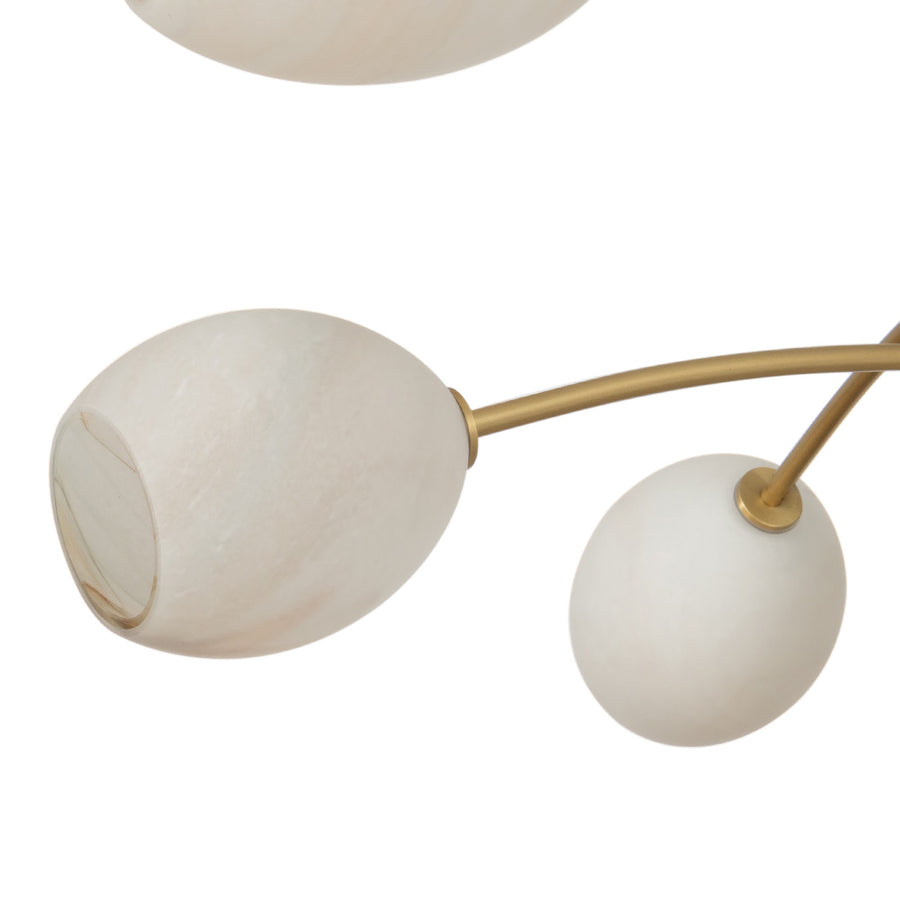 Artemis Chandelier- Natural Brass