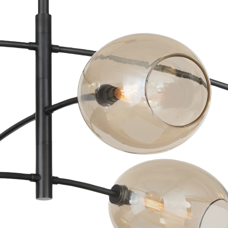 Artemis Chandelier-Champagne Glass-Oil-Rubbed Bronze