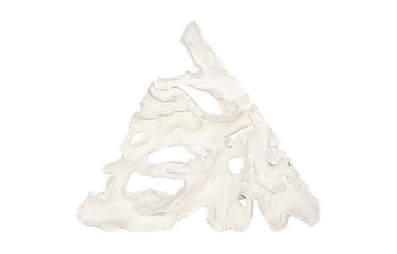 Contour Cast Root Triangle Wall Art, Faux Bleached