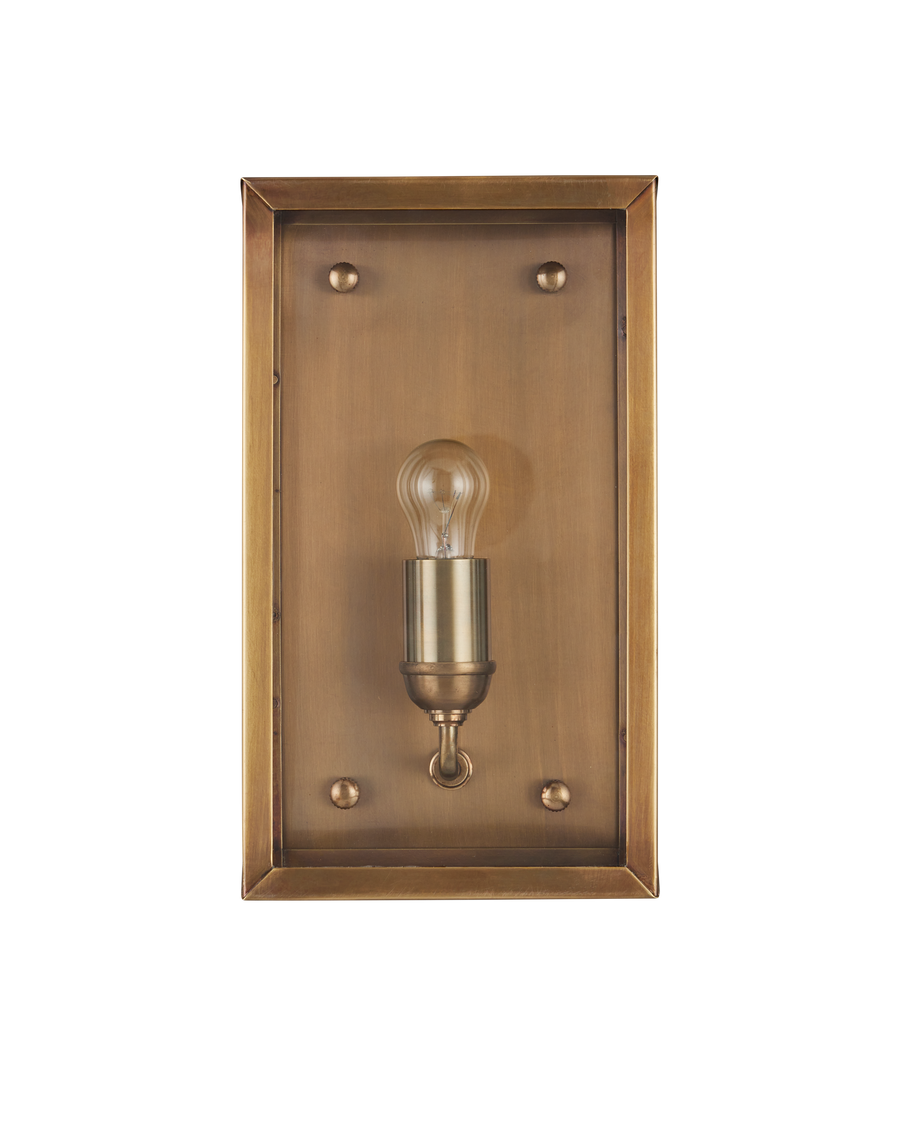 Royster Brass Outdoor Wall Sconce