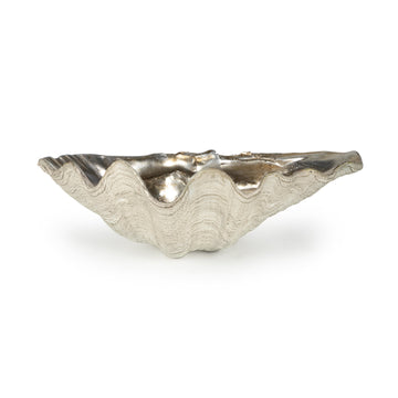 Clam Bowl Small-Silver Leaf