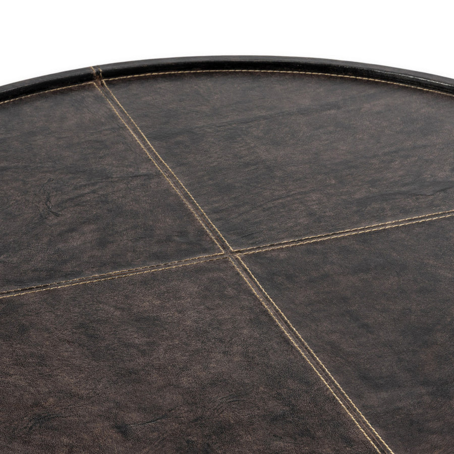 Forte Leather Tray Round-Large