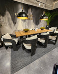 Pylos Dining Armchair - Black