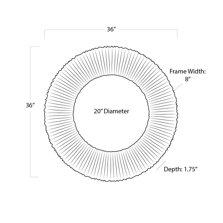 Slate Mirror Round