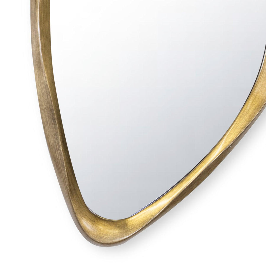 Galet Mirror (Antique Gold Leaf) - Maison Vogue