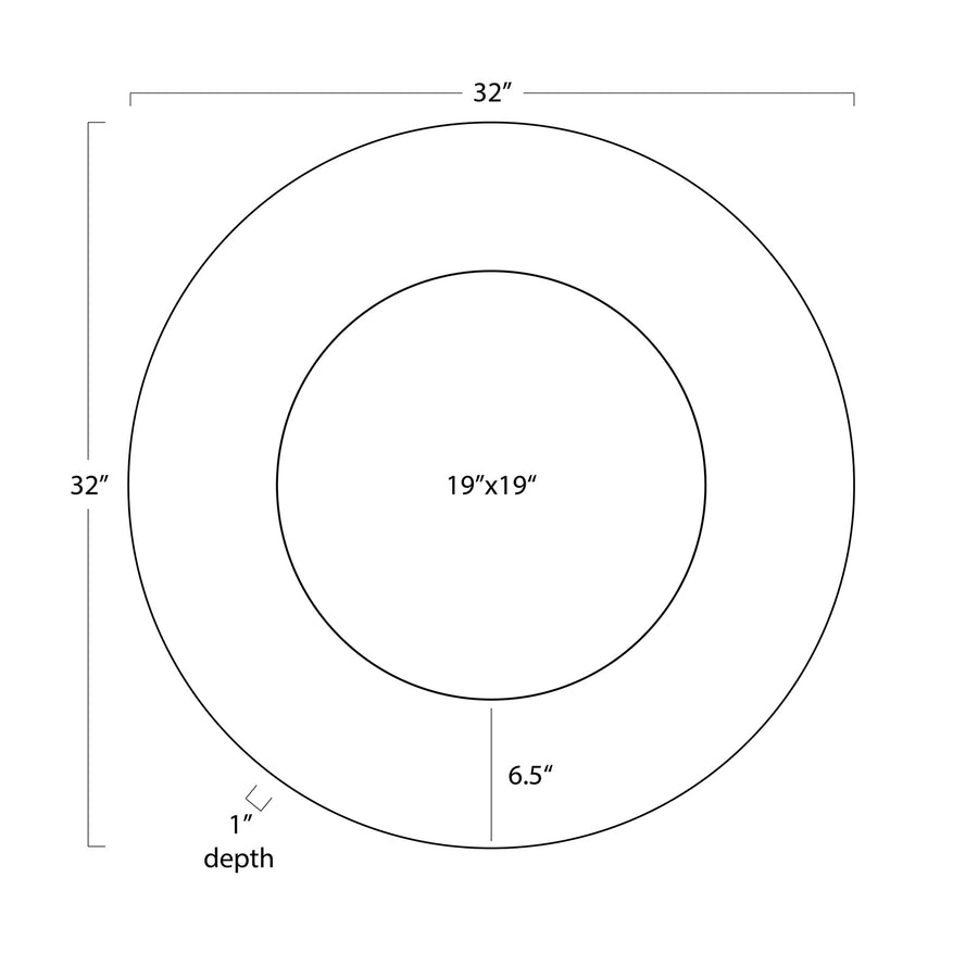 Slate Mirror Round